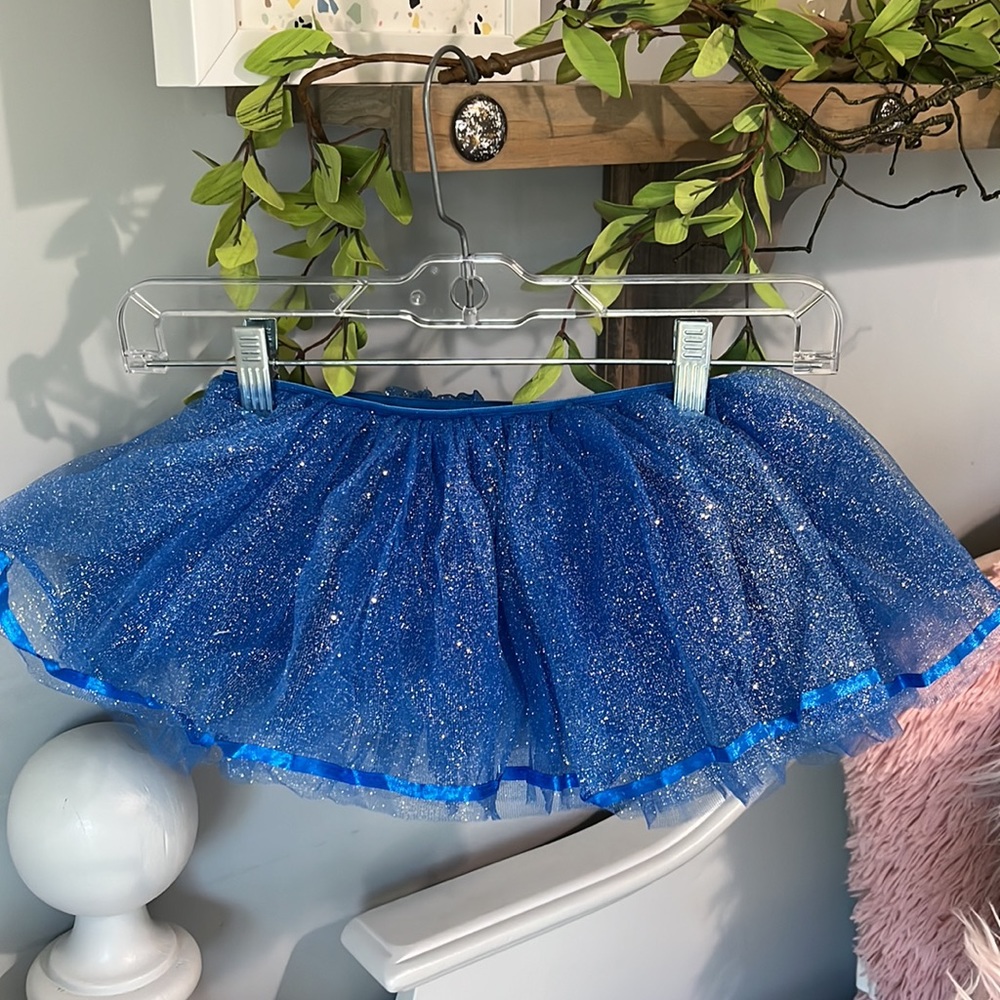 Tutu Royal Blue Shimmer Girls Small Medium New